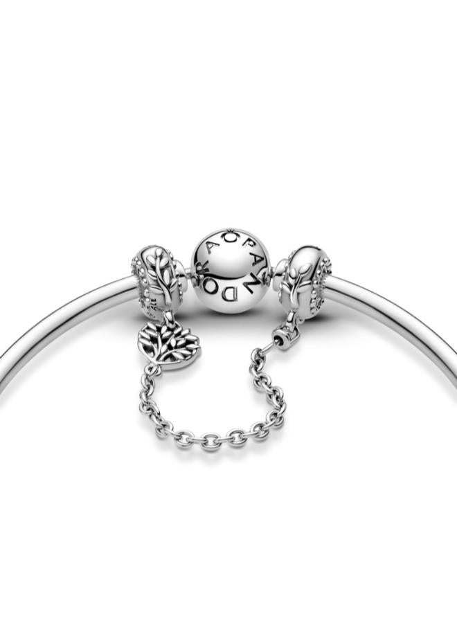 باندورا سلسلة أمان على شكل شجرة عائلة القلب - Image 4