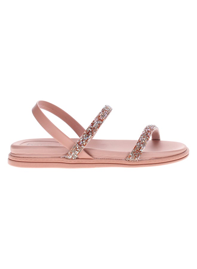 Beira Rio Embellished Flat Sandals - Image 1