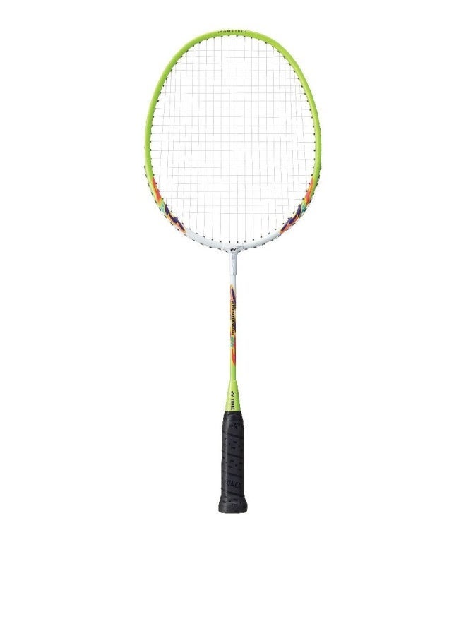 Yonex Muscle Power 2 White Yellow U4 + Mavis 10 Green Cap Slow Badminton Shuttlecock 6 Pack, Yellow Pack  - Image 3