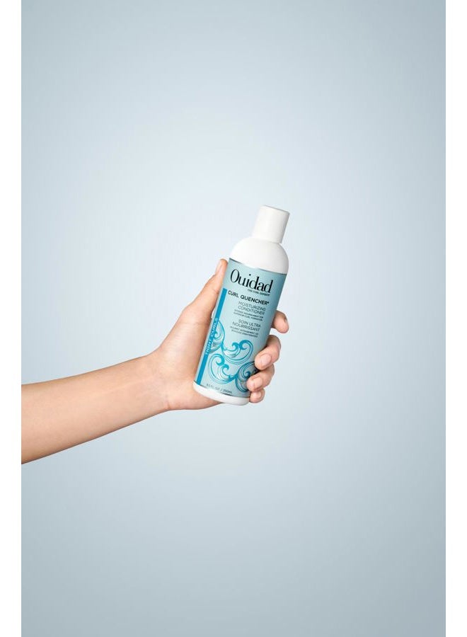 Ouidad Curl Quencher Moisturizing Conditioner - 8.5 fl oz, Curl Defining Hair Conditioner for Soft, Nourished & Hydrated Curls, Helps Repair Damage, Creamy Detangling Conditioner, For Tight Curls - Image 2