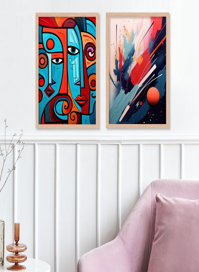 ARTELLY Wall Painting For Living Room - Painting For Wall Decoration - Frames For Wall Decor - Framed Posters For Bedroom (Set of 4) (Medium, Artwork 10) - Image 4