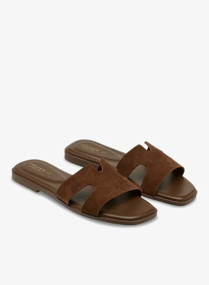 Celeste Women Slip-On Leather Sandals