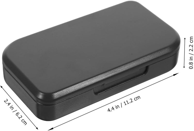 Portable Pill Organizer 2pcs, 6-Compartment Medicine Box, Sealed Weekly Pills Container for Travel and Daily Use - Image 2