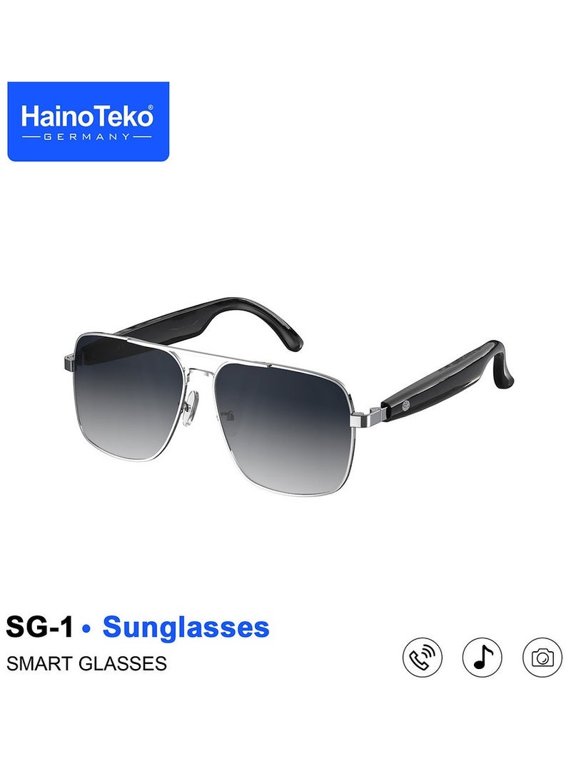 هينو تيكو نظارة شمسية ذكية من Haino Teko SG-1 مزودة بتقنية البلوتوث وتجربة صوتية مفتوحة ولوحة تحكم تعمل باللمس وحماية من الأشعة فوق البنفسجية - Image 1