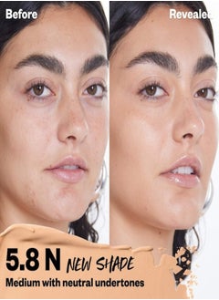 Kosas Kosas Kosas Revealer Super Creamy & Brightening Concealer with Caffeine & Hyaluronic Acid, Shade 5.8 N - Medium With Neutral Undertones 5g - Medium to Full Coverage  - Image 2
