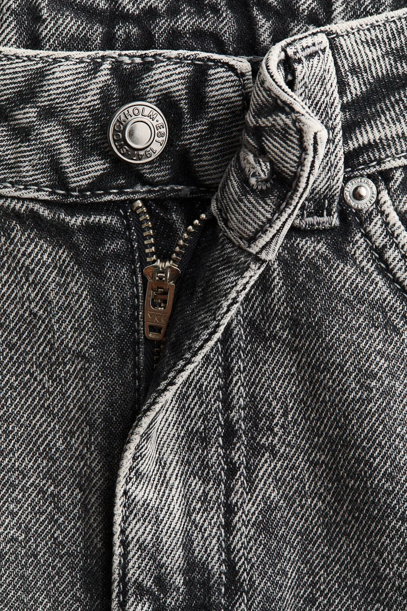 H&M  Barrel High Waist Jeans for Women | Best Price UAE