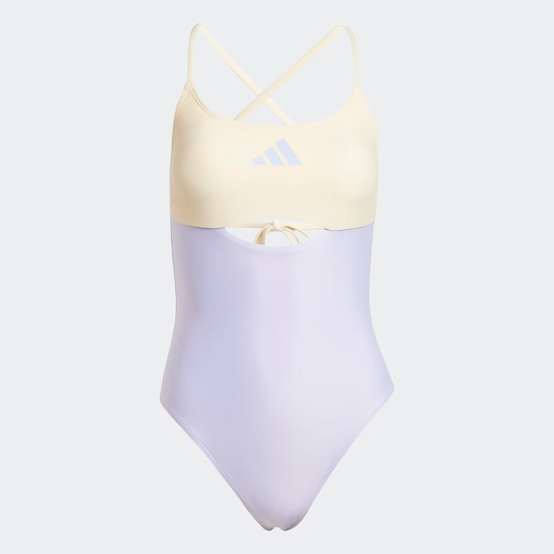 Adidas Padded Colorblock X-Back Swimsuit - Image 3