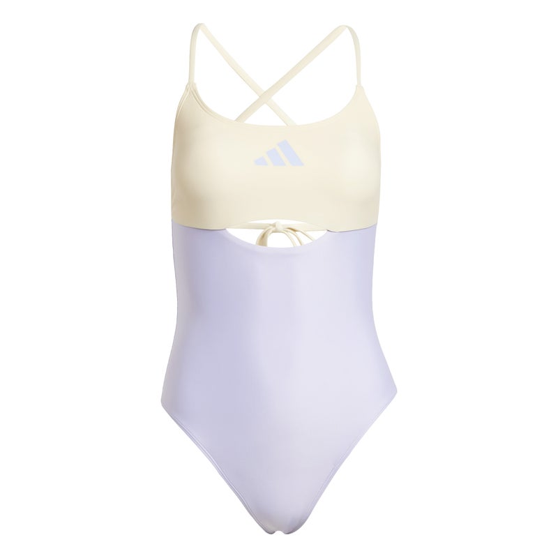Adidas Padded Colorblock X-Back Swimsuit - Image 2