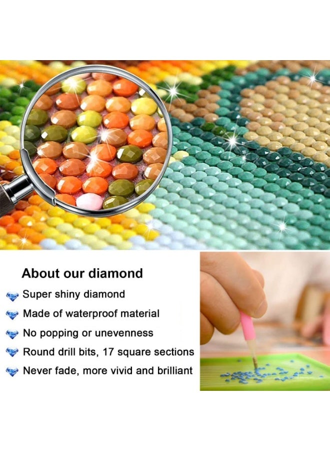 DIY 5D Full Diamond Painting Kits, Crystal Rhinestone Embroidery Pictures for Kids and Adult, Full Drill Kit Arts Craft Gift for Home Wall Decor (30x30cm) (Butterfly) - Image 5