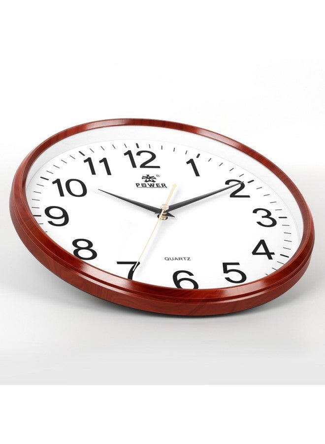 POWER Chinese Style Wall Clock Simple Round Clock Living Room Household New Quartz Clock 30Cm Bw23045J - Image 2