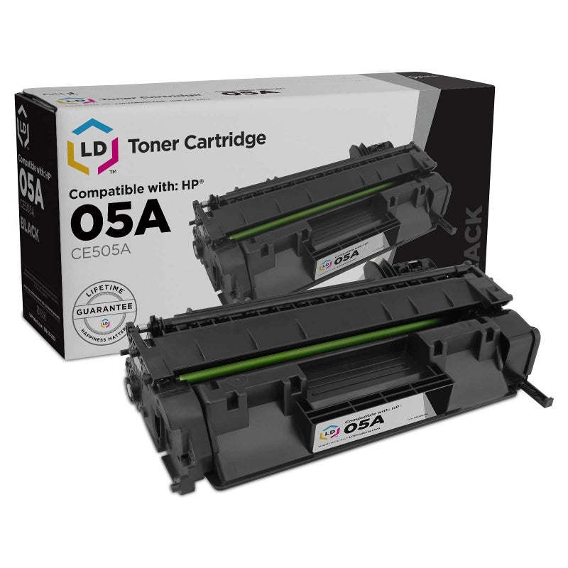 LD Products Compatible Toner Cartridge Replacement for 1Pack Black HP 05A CE505A HP05A for use in LaserJet P2035 P2035n P2055d P2055dn P2055X - Image 2