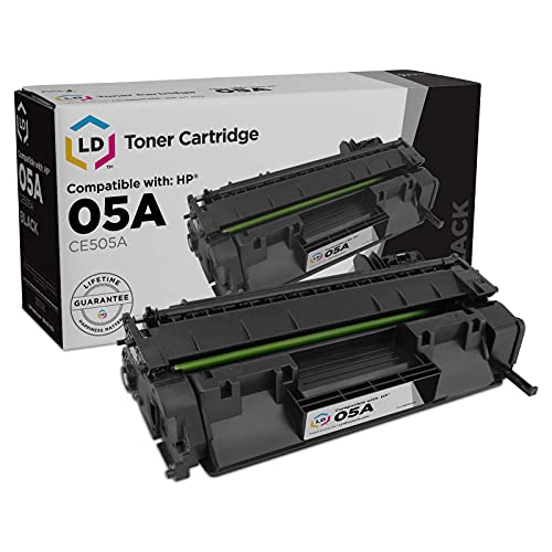 LD Products Compatible Toner Cartridge Replacement for 1Pack Black HP 05A CE505A HP05A for use in LaserJet P2035 P2035n P2055d P2055dn P2055X - Image 1