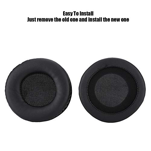 Ciglow Replacement Earpads, 100MM Ear Cushion Soft Foam Headset Ear Cover Quiet Comfort for Over-Ear Headphones, Black - Image 3