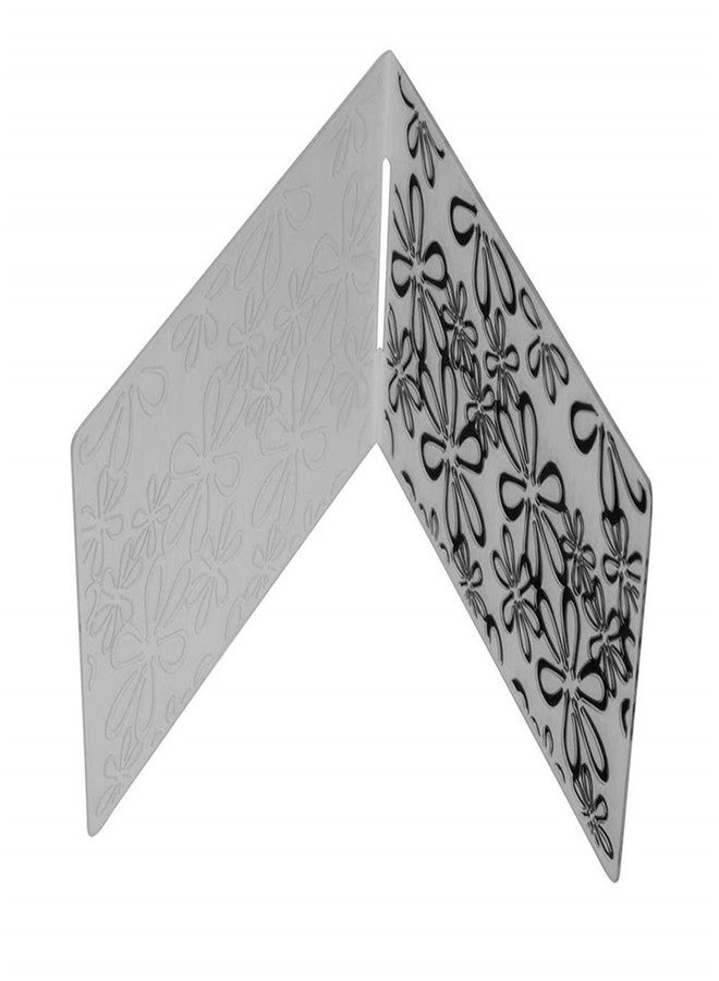 Arbuya Flowers Background Plastic Embossing Folder for Scrapbook DIY Album Card Tool Plastic Template (Flowers) - Image 3