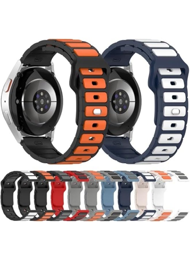 سوار 22 مم لساعة Xiaomi S1/S1 Active/Mi، بديل ناعم من السيليكون لـ GT 3 Pro 46 متر/GT 3 46 مم/GT Runner/GT2 46 مم/Watch 3 Pro مقاس 22 مم (أسود/رمادي) - Image 3