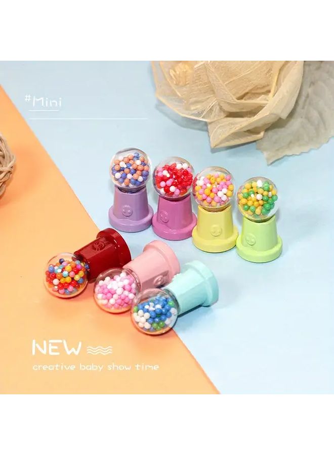Fruit Green Miniature Candy Dispenser Machine Dollhouse Kitchen Decor Mixed Color Candy Storage Detailed Craftsmanship - Image 1