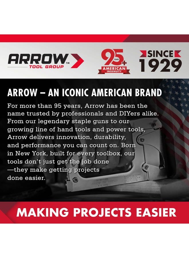 Arrow دباسة يدوية من الصلب T55BL مع 3750 دبوس - Image 2