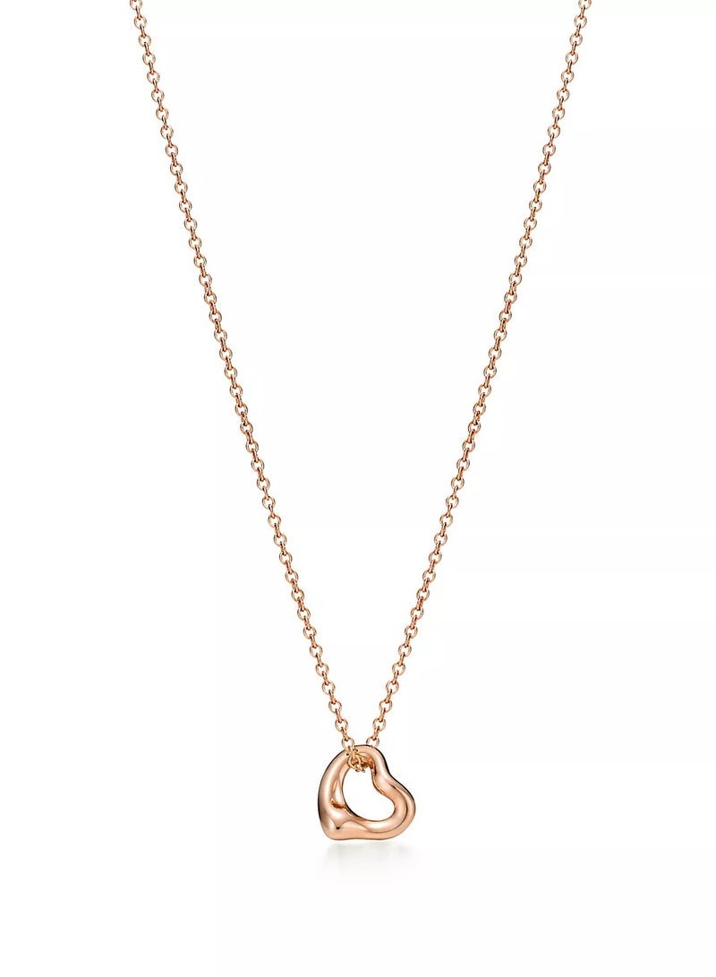 Tiffany & Co. tiffany open heart necklace in rose gold - Image 1