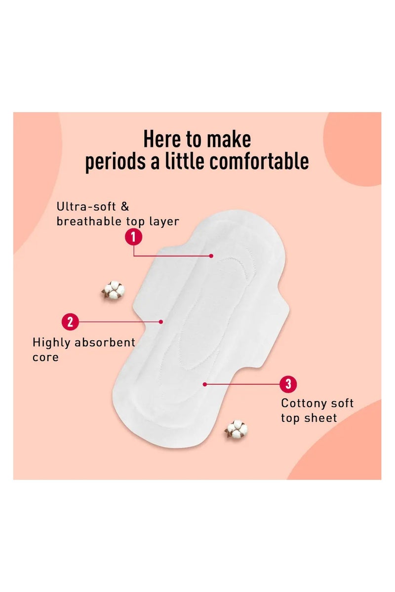 Sirona Cottony Soft Sanitary Pads XL With Wings,100% Rash Free 30 Pcs - Image 5