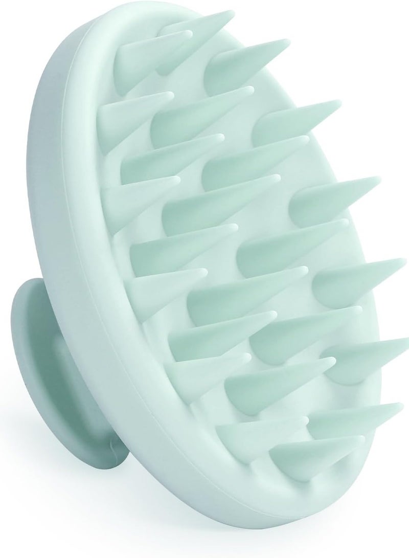 عام مدلك فروة الرأس من السيليكون، منظف فروة الرأس لنمو الشعر بشعيرات ناعمة، فرشاة شامبو لإزالة القشرة من فروة الرأس للعناية بفروة الرأس الجافة والرطبة - Image 1