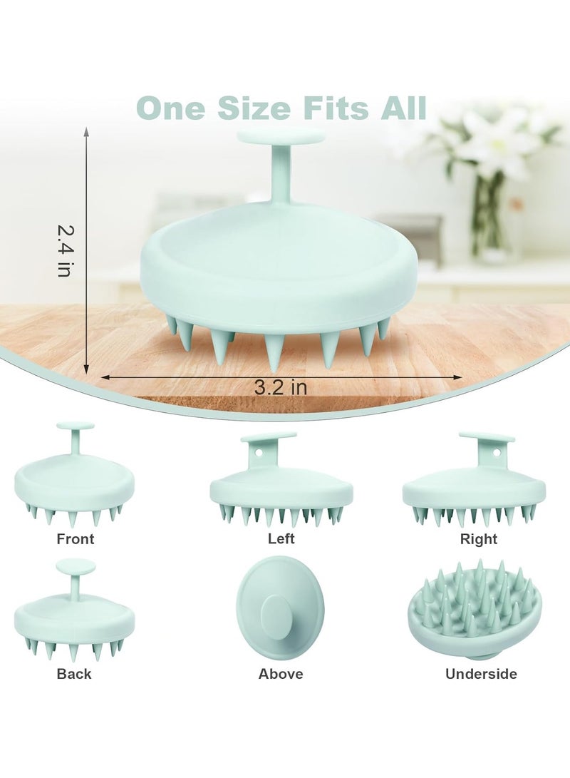 عام مدلك فروة الرأس من السيليكون، منظف فروة الرأس لنمو الشعر بشعيرات ناعمة، فرشاة شامبو لإزالة القشرة من فروة الرأس للعناية بفروة الرأس الجافة والرطبة - Image 2