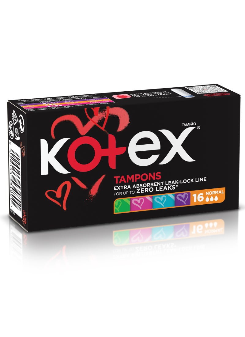 Kotex Tampons Normal 16 Tampon - Image 1