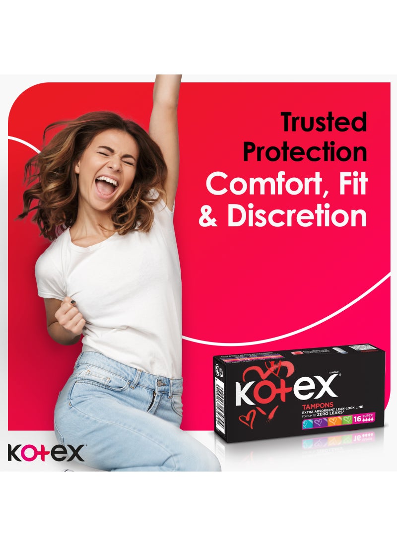 Kotex Tampons Normal 16 Tampon - Image 2