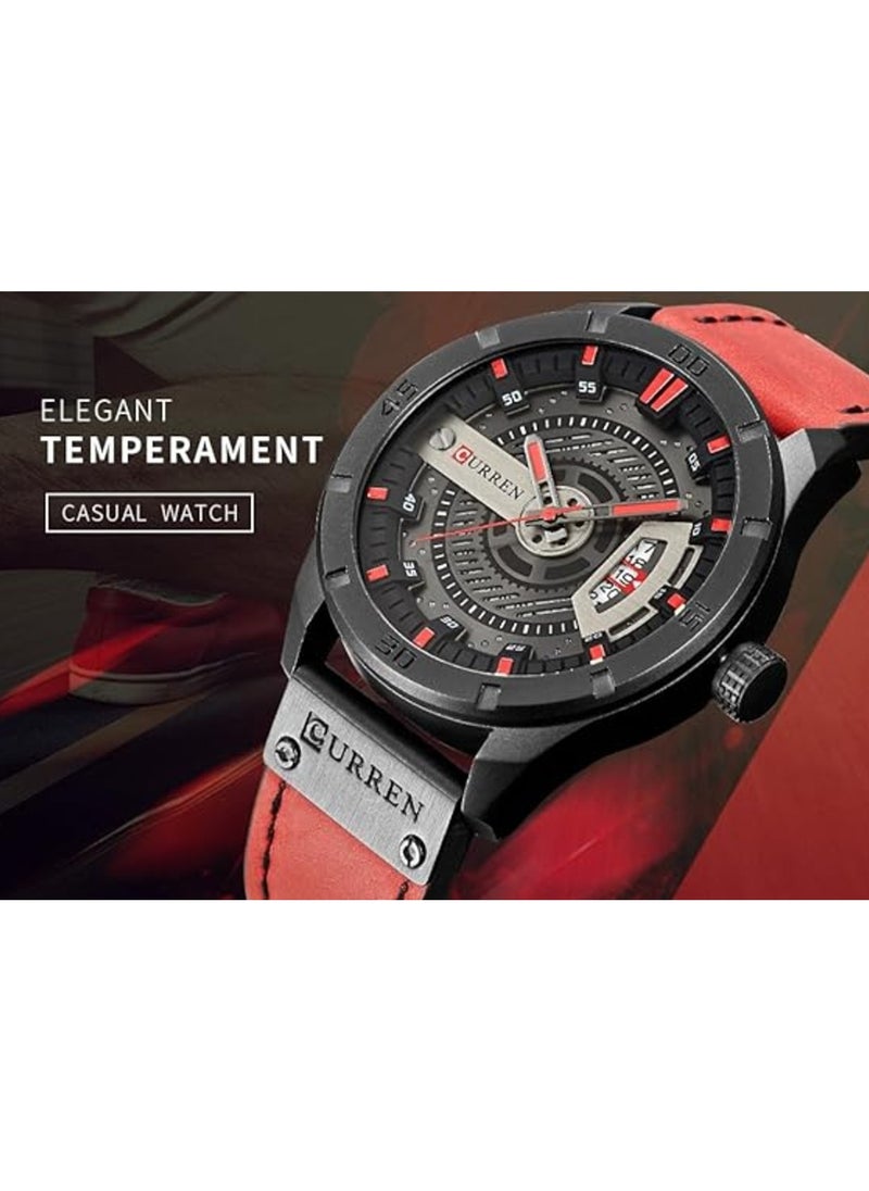 CURREN - CURREN 8301 Luxury Brand Waterproof Quartz Watches Classic sport Tactical Luminous Male Watch - Image 1