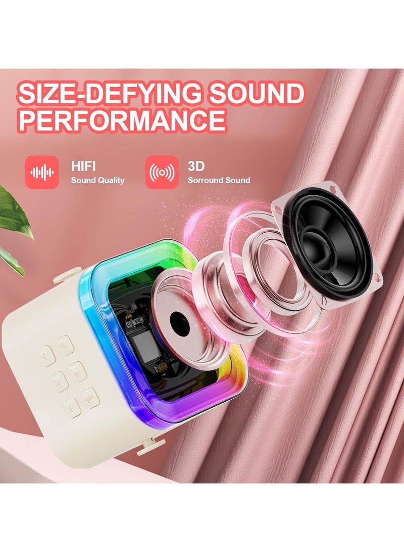 Arabest Mini Karaoke Machine for Adults, Portable Bluetooth Speaker with Wireless Karaoke Microphone, Toys for 3-12 Years Old Boys Girls - Image 5