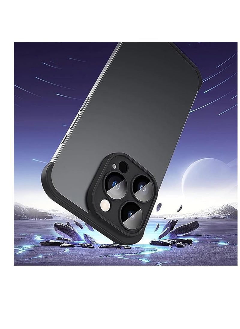 SYOSI - iPhone Case TPU Bumper, Frameless Bumper Case with Camera Lens Protector for iPhone 15 Pro Max, Slim Fit No Back No Frame Design TPU Bumper, Excellent Heat Dissipation, 1 Pcs - Image 1