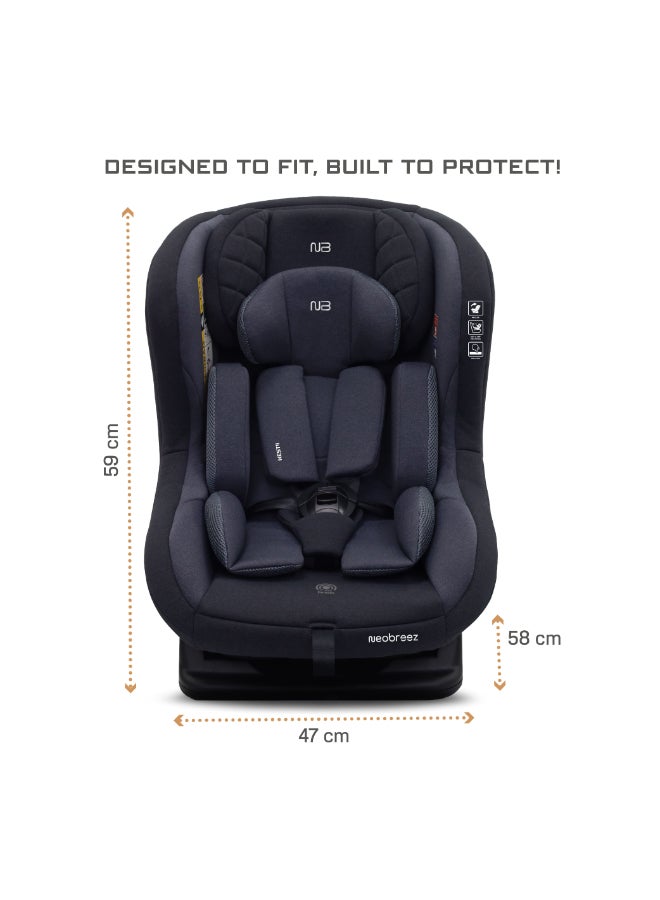 neobreez NESTII Infant/Baby/Kids/Toddler Travel 2 In 1 Convertible Car Seat,  ECE R44, Space Saving Car Seat Reducer & Wedge, Forward Facing & Rear Facing,  Slip Stopper,  Injection Mold, 4 Level Recline, 0-4Yrs, 18Kg - Image 2