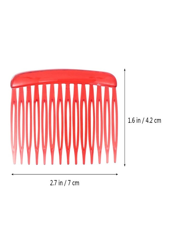 ifundom Hair Comb Clips, 12 Pieces Twist Comb, Plastic Side Hair Combs with 14 Teeth Hair Comb Hair Clip Combs for Fine Hair Accessory for Women - Image 2