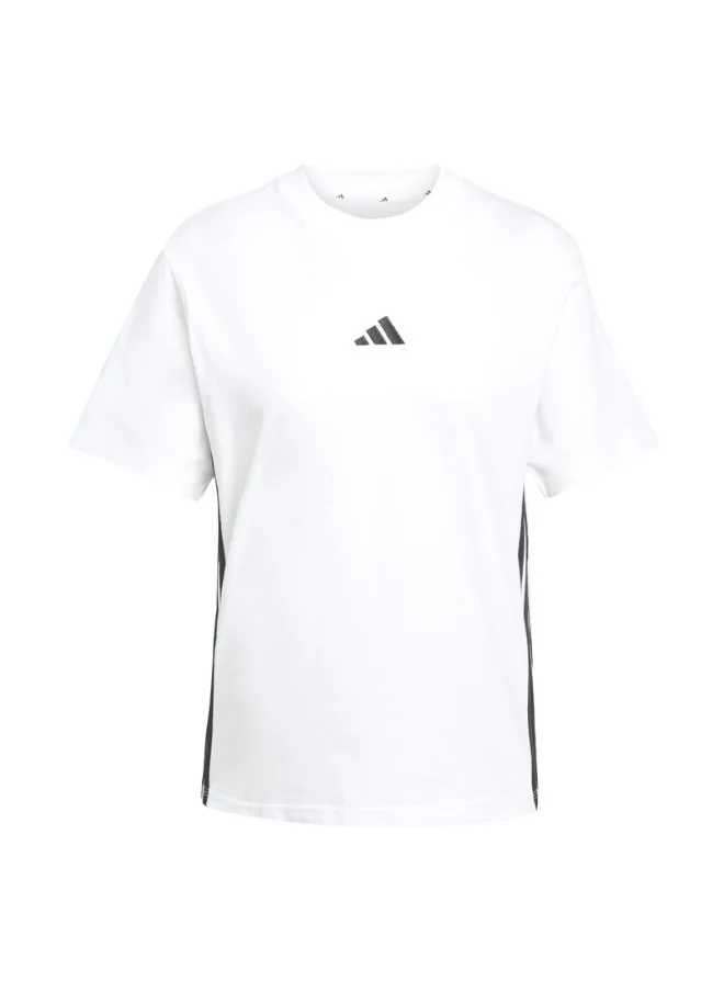 اديداس adidas W 3S SJ T White Training T-SHIRTS for Women - 2XS