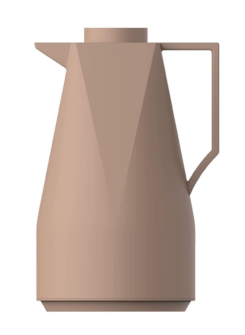 Vacuum Flask Coffee Carafe 1 Ltr Leakproof Thermos Keeps Your Beverages Hot for Long Time -YSFL010
