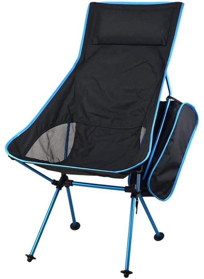 X spring Camping Chair Compact Collapsible Chair Ultralight Portable High Back Folding Chair with Headrest and Carry Bag for Hiking Picnic Beach Travel Outdoor Camping - Image 1