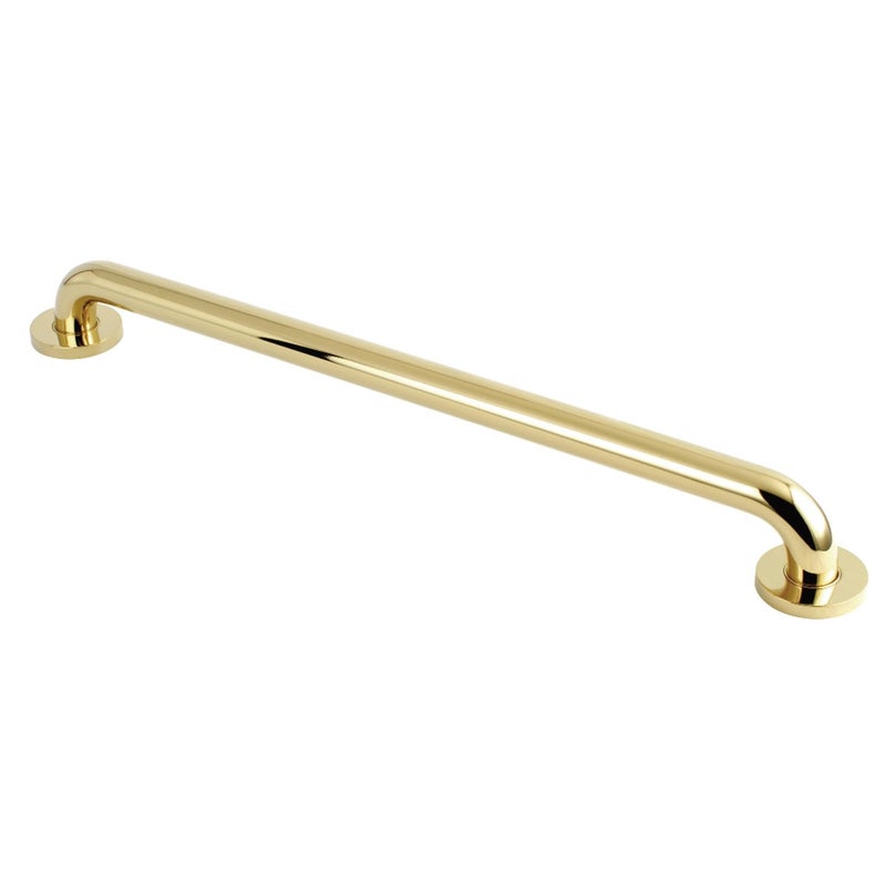 Kingston Brass DR514242 Meridian inch Decorative Ada Grab Bar 24 Polished Brass