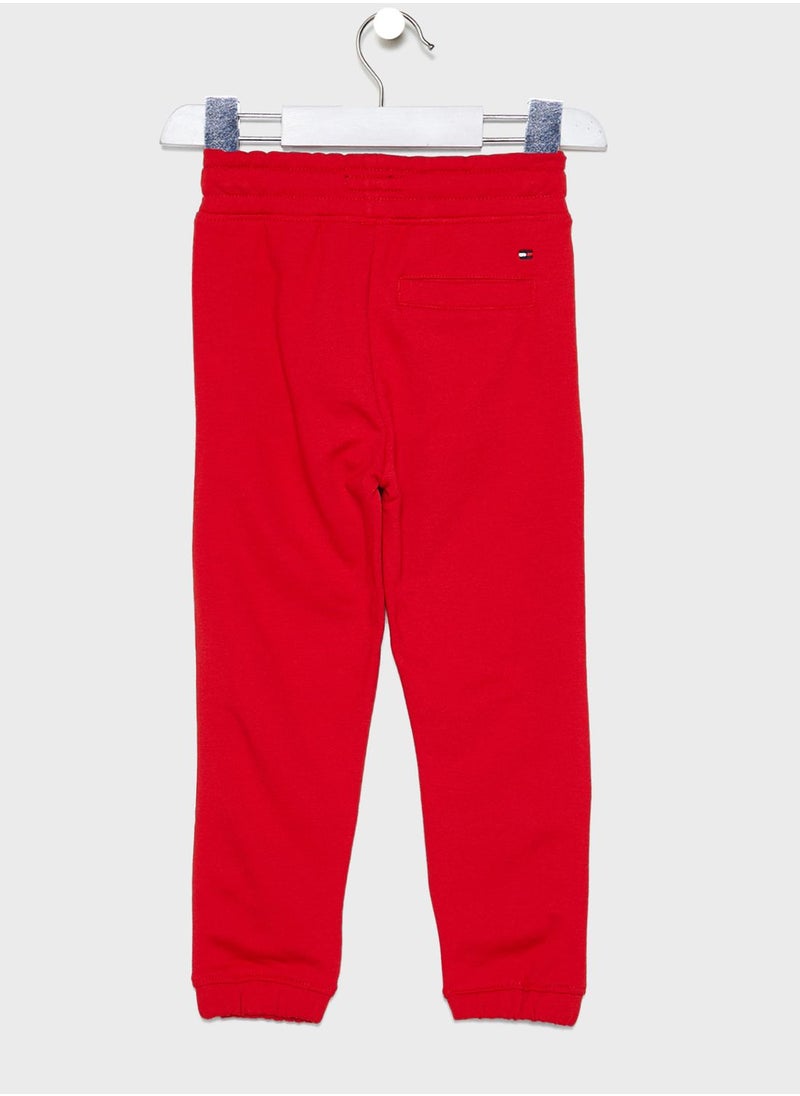 TOMMY HILFIGER - Kids  Global Stripe Sweatpants - Image 1