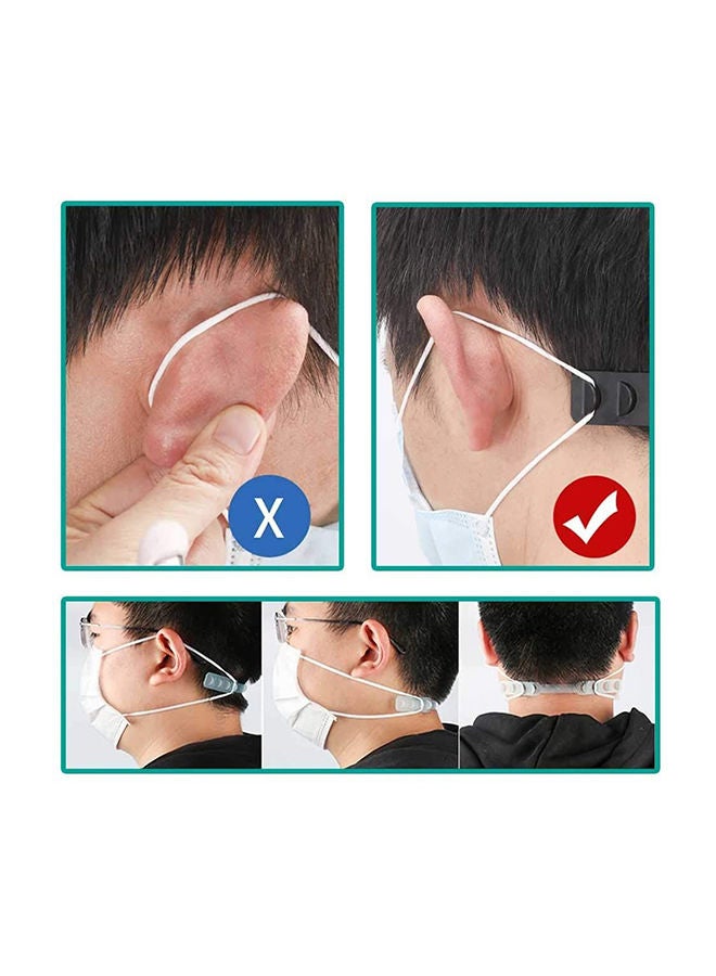 NIBEMINENT 5 Piece Plastic Mask Extender Adjustable Strap - Image 5