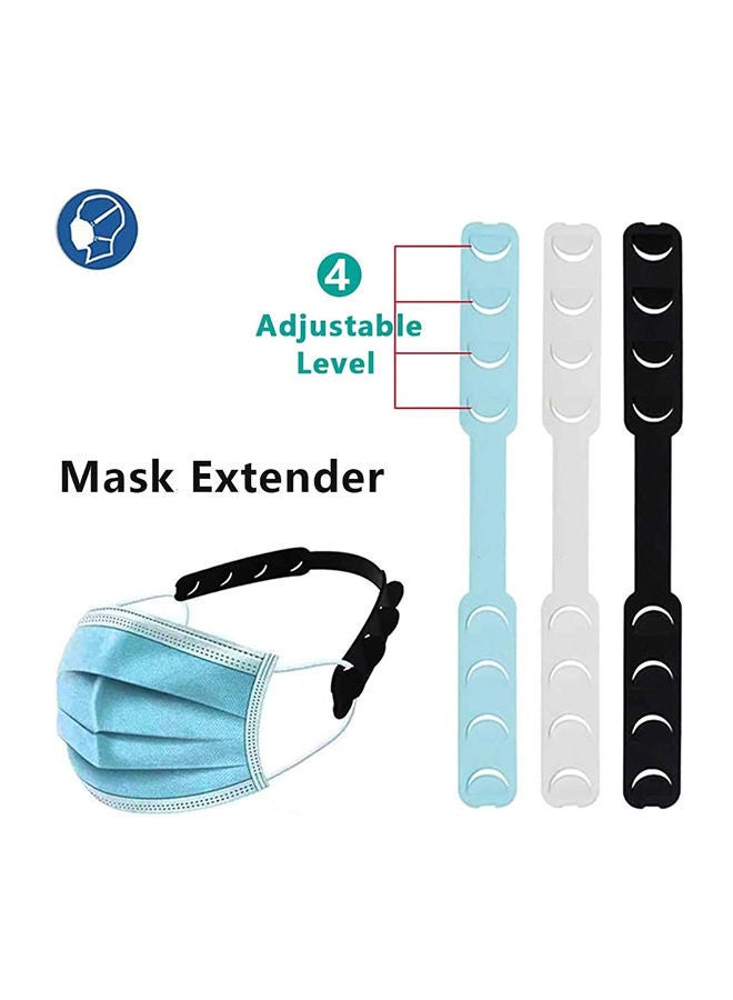 NIBEMINENT 5 Piece Plastic Mask Extender Adjustable Strap - Image 2