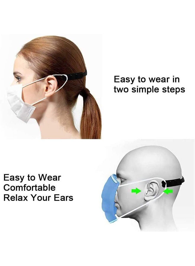 NIBEMINENT 5 Piece Plastic Mask Extender Adjustable Strap - Image 4