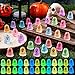 DULEFUN 100pcs Halloween Mini Ghosts Figures Luminous Small Little Resin Ghost Figurines to Hide Glow in The Dark Tiny Statue for Halloween Party Favors Dollhouse Decorations Toys - Image 3