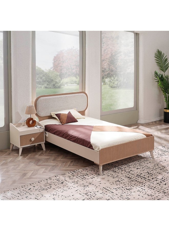 Home Box Kingslay 1-Drawer Nightstand 42 x 55.5 x 53.8 cm  - Image 1