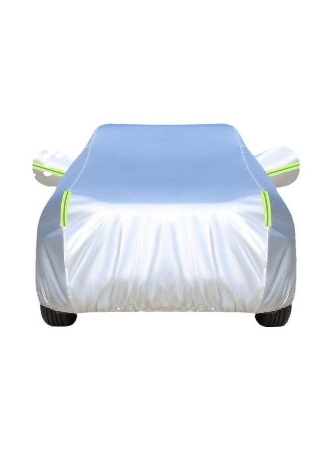 Direct Car Cover, Rainproof Sunshade Heat Insulation All-season Thickened 210d Oxford Fabric Full Cover Specialized Outer Layer - Image 5