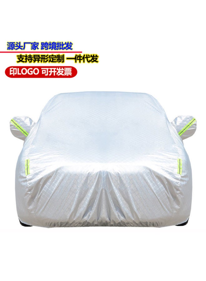 Direct Car Cover, Rainproof Sunshade Heat Insulation All-season Thickened 210d Oxford Fabric Full Cover Specialized Outer Layer - Image 4