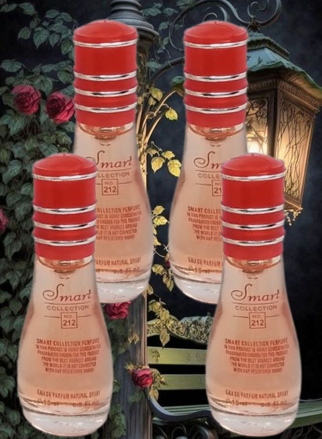Smart collection 4 Pieces Smart Collection Number 212 Perfume 15ML - Image 1