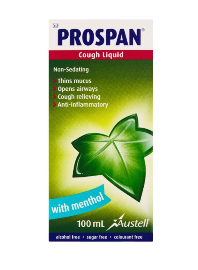 Prospan Cough Liquid Menthol 100Ml