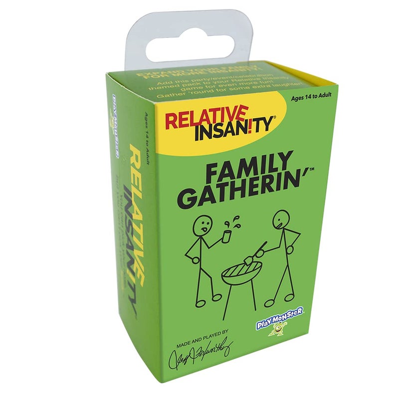 PlayMonster Relative Insanity Family Gatherin LaughOutLoud Party Game All About Family Ages 14 - Image 2
