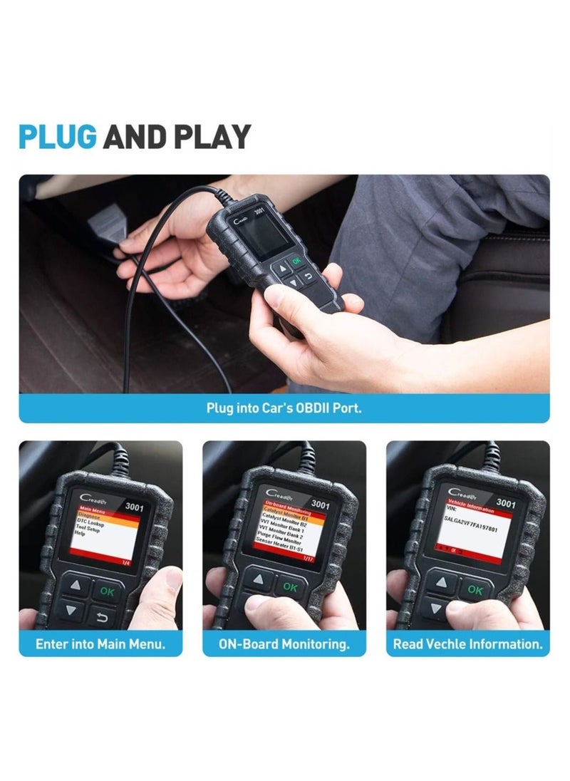 Y&D - OBD2 Scanner, Car Trouble Code Reader, Scanner Engine Diagnostics, Vehicle Diagnostic Tool, for All OBD II Protocol Cars Trucks, Easy to Carry - Image 1