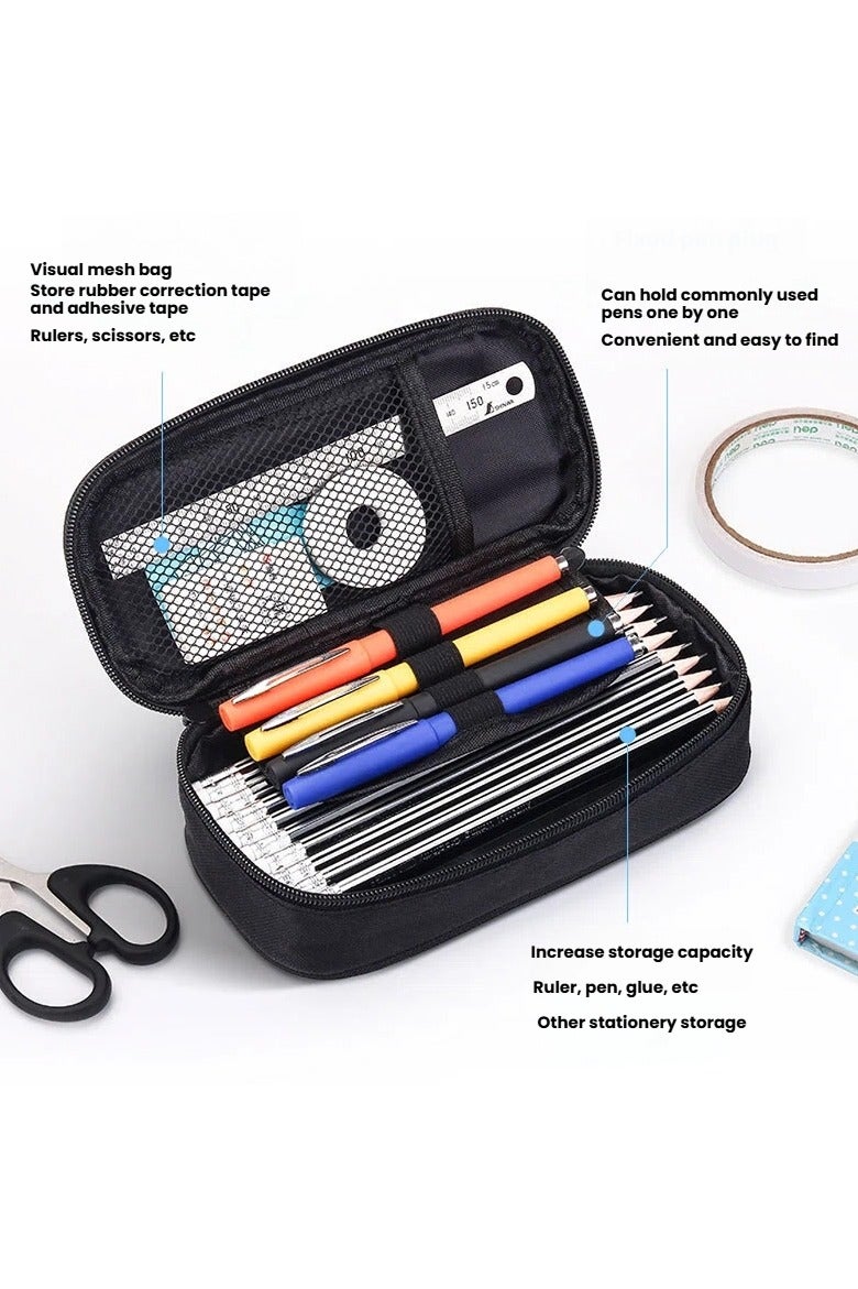 عام حقيبة أقلام مطبوعة بتصوير لابوبو. حقيبة أقلام طلابية ذات قيمة عالية لعام 2025. تلبية احتياجات التعلم اليومية وتخزين مختلف المادوات المكاتبية بسهولة. - Image 2