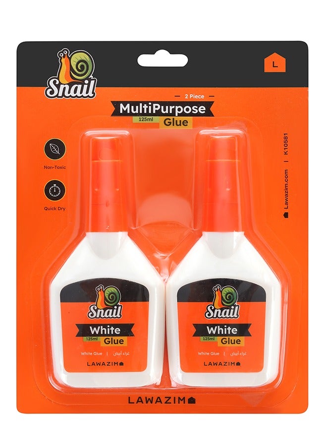 لوازم غراء 125مل من قطعتين | لاصق لخرز حجر الراين، صمغ فائق مع أطراف دقيقة لقماش الأحذية القماشية - Image 5